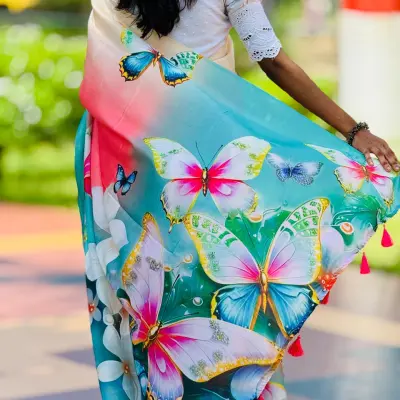 Chandery silk sharee