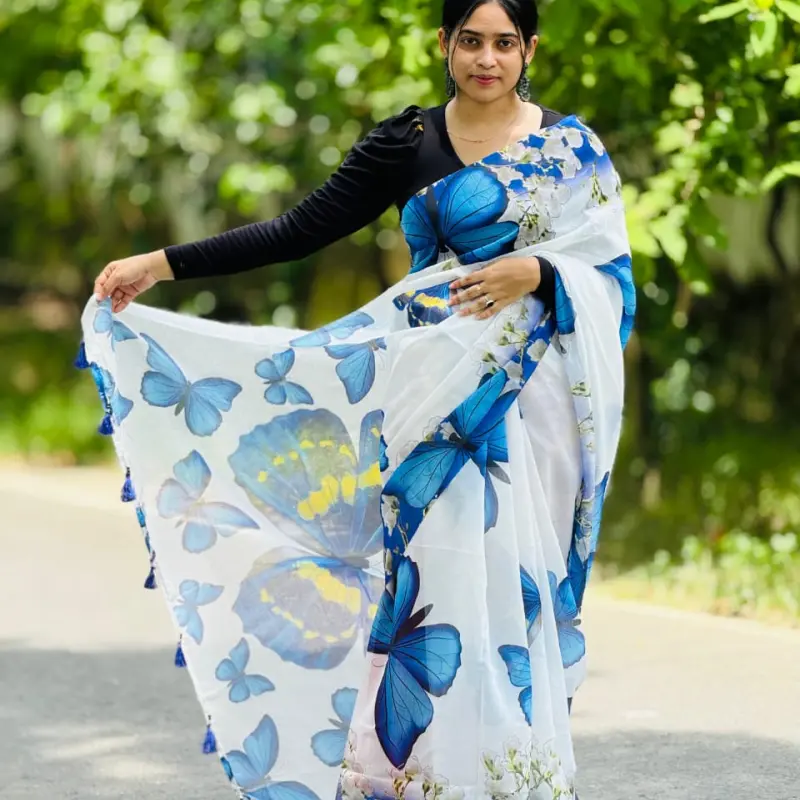 Chandery silk sharee S08