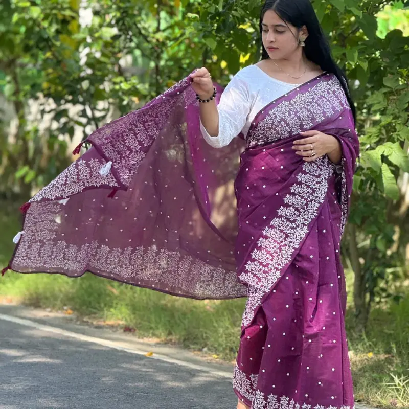 Chandery silk sharee S06