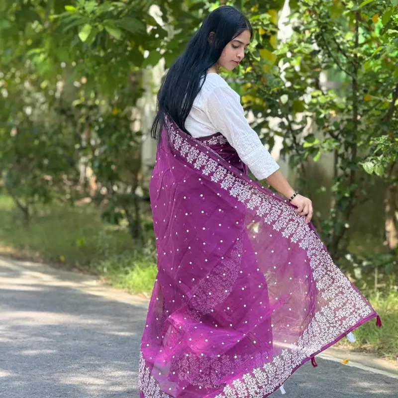 Chandery silk sharee S06