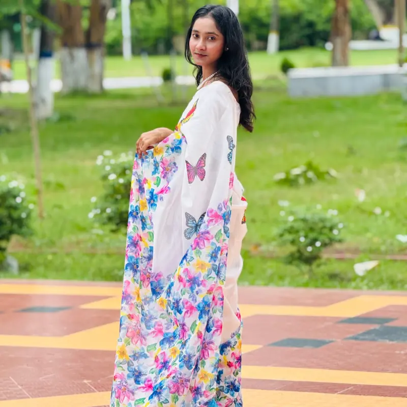 Chandery silk sharee S04